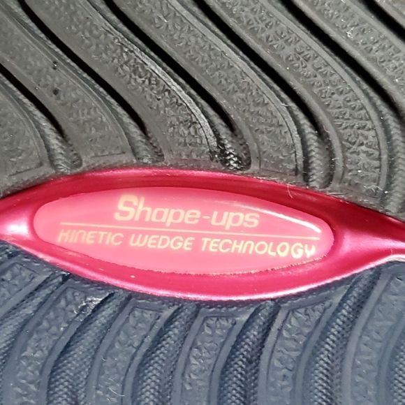 Skechers Shape Ups 12371 Fitness Toning Exercise Walking Balance Shoes 10 Gr/Pnk - Picture 11 of 11